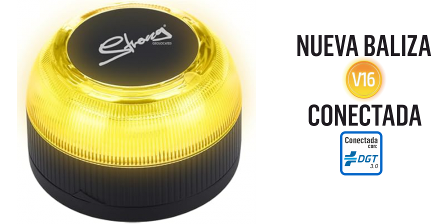 LUZ EMERGENCIA V16 CONECTADA CON DGT